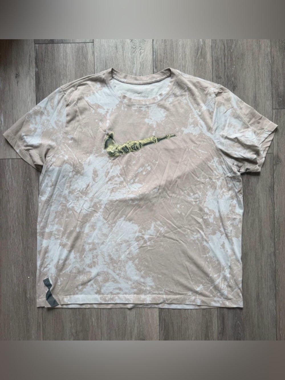 Nike Run Division Bone Swoosh Graphic Tie-Dye Dri-FIT T-Shirt